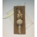 GEHAAKTE BEER hanger in BEIGE NATUREL